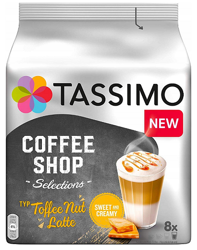 Kapsułki do Tassimo Toffee Nut Latte Orzechowo-karmelowa