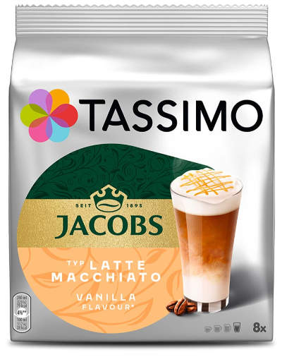 Kapsułki do Tassimo Jacobs Latte Macchiato Vanilla