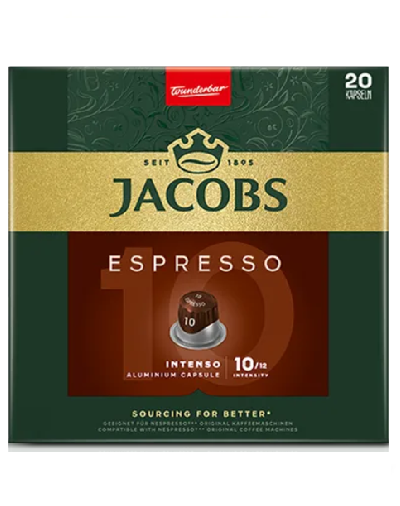 Kapsułki do Nespresso Jacobs Espresso 10 Intenso 20 szt
