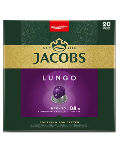 Kapsułki do Nespresso Jacobs Lungo 8 Intenso 20 szt