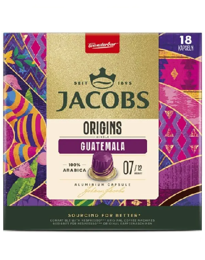 Kapsułki do Nespresso Jacobs Guatemala 7 100% arabica 18 szt