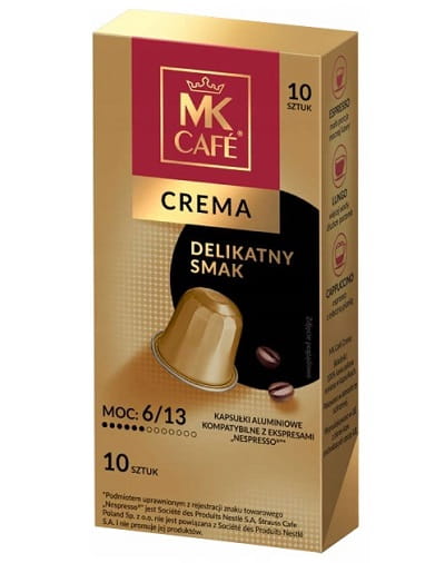 Kapsułki do Nespresso MK Cafe Crema 6 - 10 szt