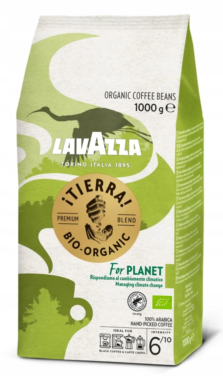 Lavazza kawa ziarnista Tierra Bio Organic for Planet 100% Arabica 1kg 1.jpeg