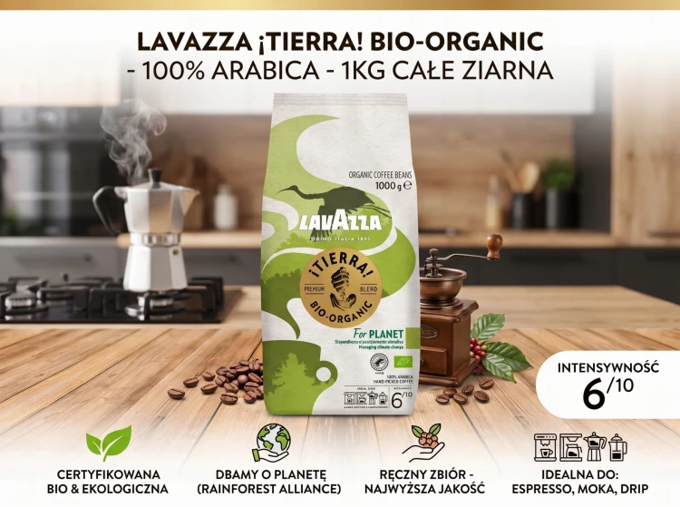 Lavazza kawa ziarnista Tierra Bio Organic for Planet 100% Arabica 1kg 4.jpeg