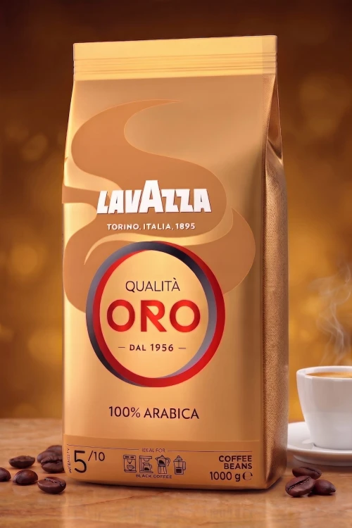 Lavazza kawa ziarnista Qualita Oro 100% Arabica 1 kg 3.jpeg