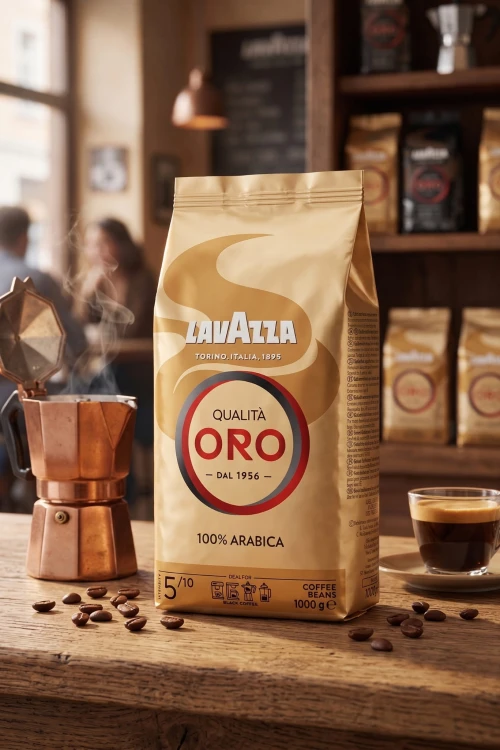 Lavazza kawa ziarnista Qualita Oro 100% Arabica 1 kg 4.jpeg