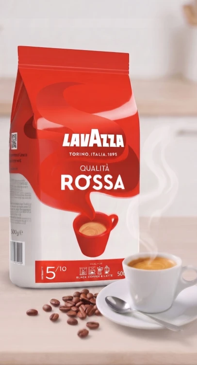 Lavazza kawa ziarnista Qualita Rossa 500 g 2.jpeg