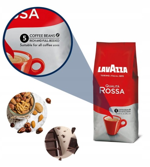 Lavazza kawa ziarnista Qualita Rossa 250g 2.jpeg