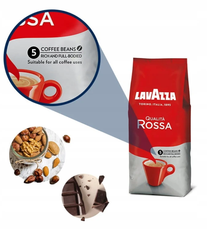 Lavazza kawa ziarnista Qualita Rossa 250g 2.jpeg
