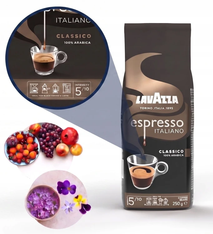 Lavazza Kawa ziarnista Espresso Italiano Classico 250g 100% Arabica 2.jpeg