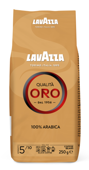 Lavazza kawa ziarnista Qualita Oro 250g 100% Arabica 2.png