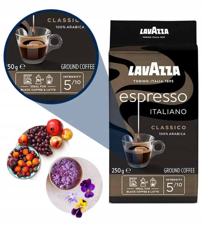 Lavazza kawa mielona Espresso Italiano Classico 250g 100% Arabica 2.jpeg
