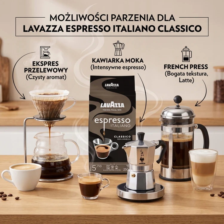 Lavazza kawa mielona Espresso Italiano Classico 250g 100% Arabica 3.jpeg
