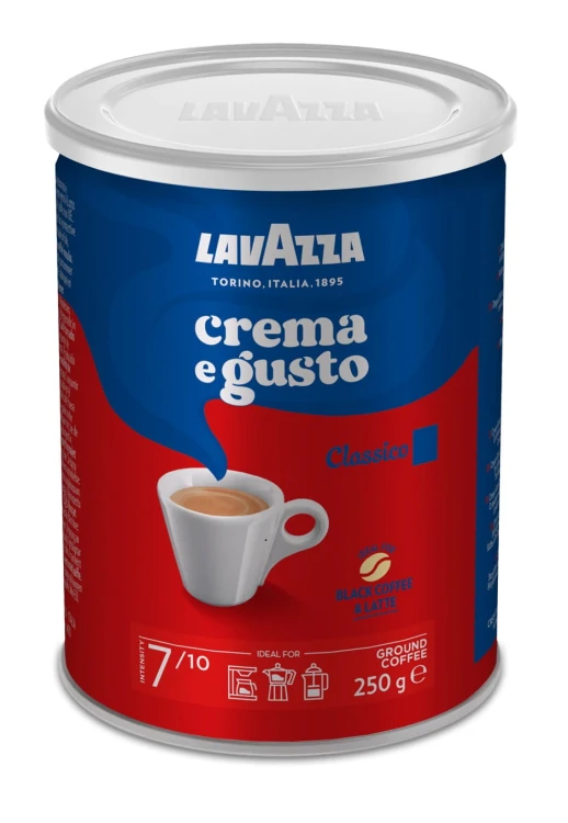 Lavazza kawa mielona Crema e Gusto Classico 250g puszka 1.jpeg