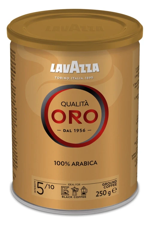 Lavazza Qualità Oro kawa mielona 100% Arabica 250 g puszka 1.jpeg