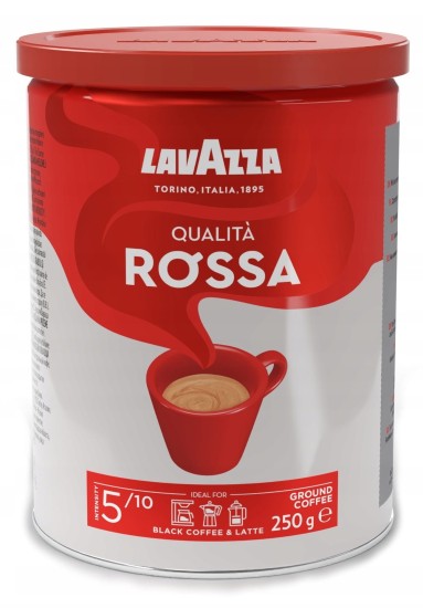 Lavazza kawa mielona Qualita Rossa 250g puszka 1.jpeg