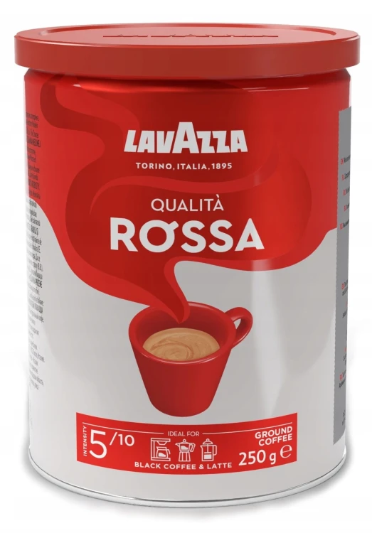 Lavazza kawa mielona Qualita Rossa 250g puszka 1.jpeg
